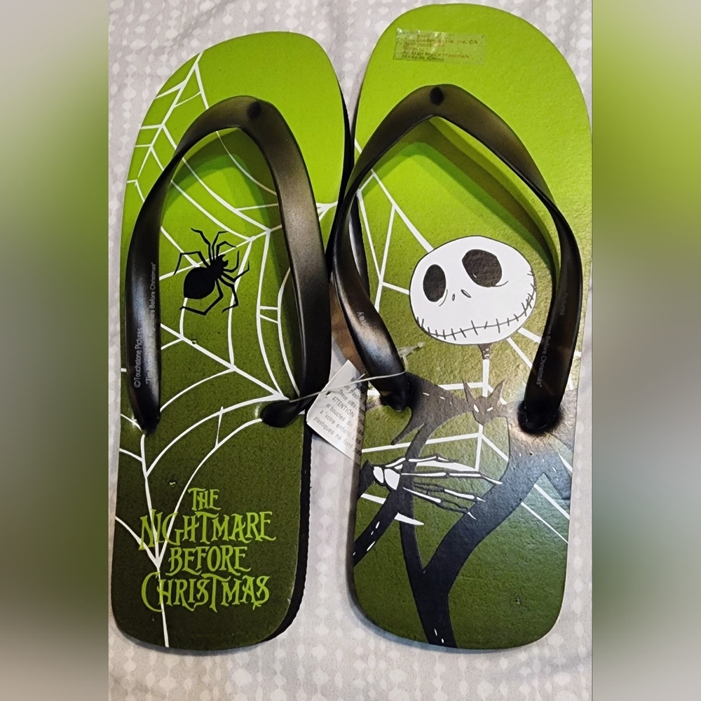 *RARE* Women's Size 10 Nightmare Before Christmas Flip Flops